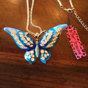 Betsey Johnson Butterfly Necklace